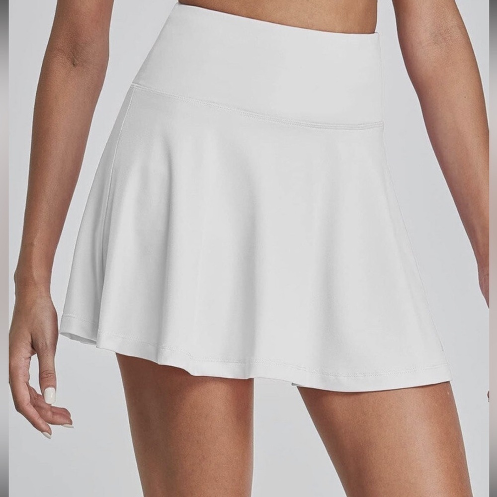 Baeleaf Women's White Skort Pocket Athletic Golf Pickle Ball Size Medium